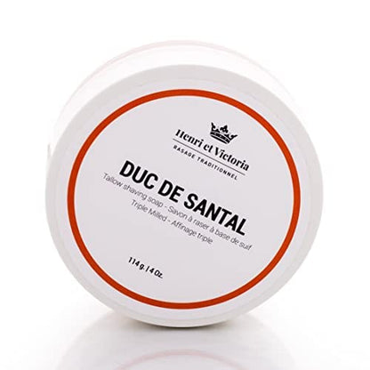 Henri et Victoria Traditional Shaving Soap For Men | Costa Fragrance | Canadian Made by Skilled Artisan (4 oz)