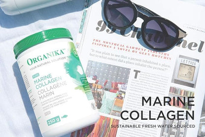 Organika Marine Collagen Powder- Made in Canada - Tasteless - 250g