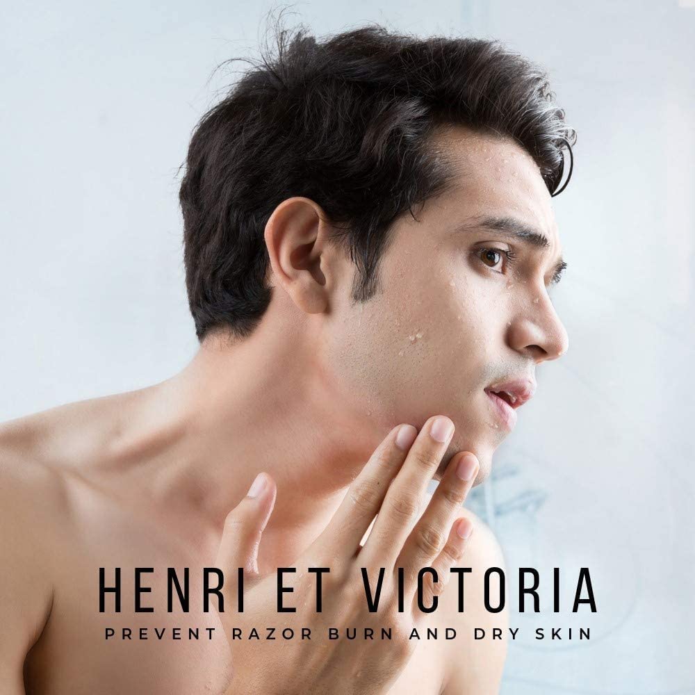 Henri et Victoria Traditional Shaving Soap For Men | Costa Fragrance | Canadian Made by Skilled Artisan (4 oz)