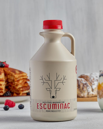 Award Winning Escuminac Great Harvest Canadian Maple Syrup. Family Size 1L (33.8 fl oz)