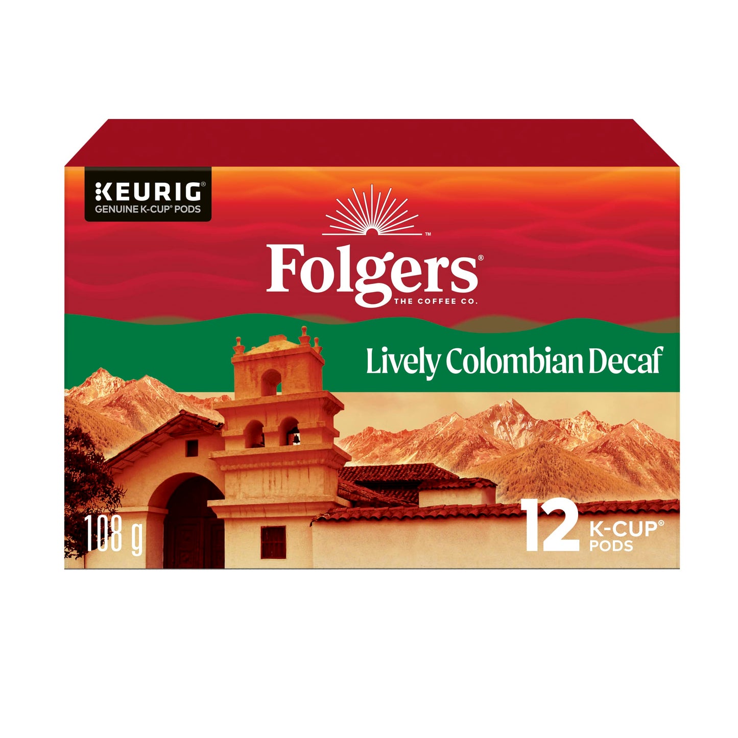 Folgers Caramel Drizzle Flavoured Coffee, Single-Serve K-Cup Pods For Keurig Coffee Makers, 30 Count