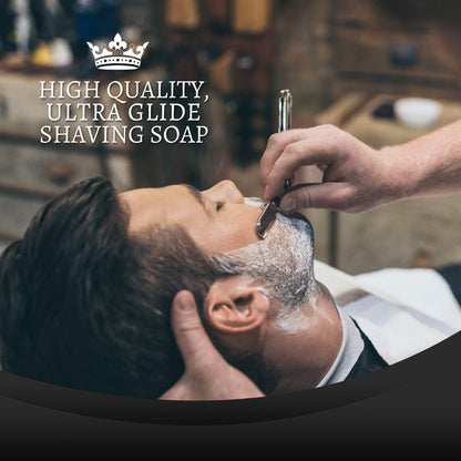 Henri et Victoria Traditional Shaving Soap For Men | Costa Fragrance | Canadian Made by Skilled Artisan (4 oz)