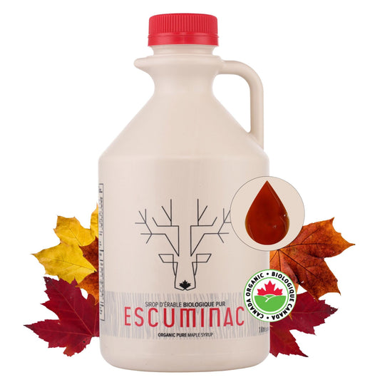 Award Winning Escuminac Great Harvest Canadian Maple Syrup. Family Size 1L (33.8 fl oz)