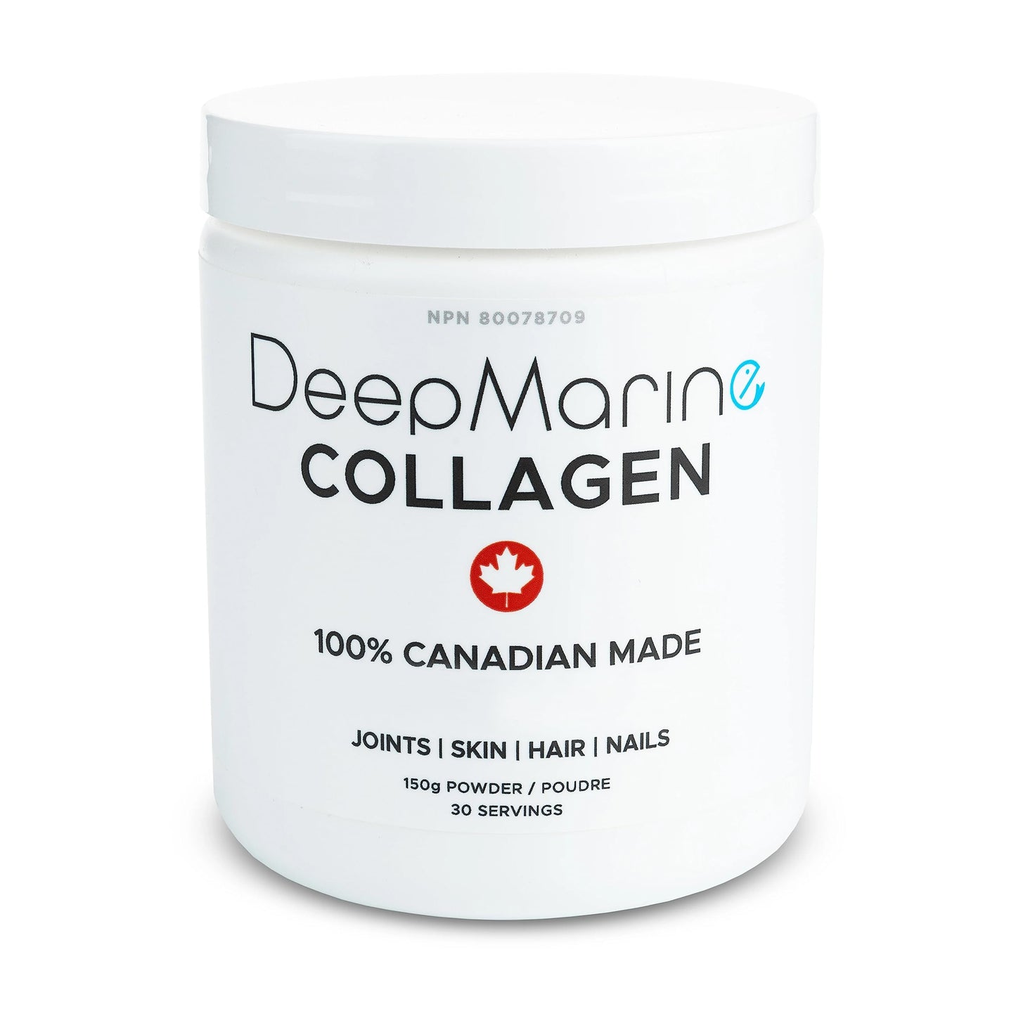 DeepMarine Collagen 100% Canadian Made Collagen Peptides