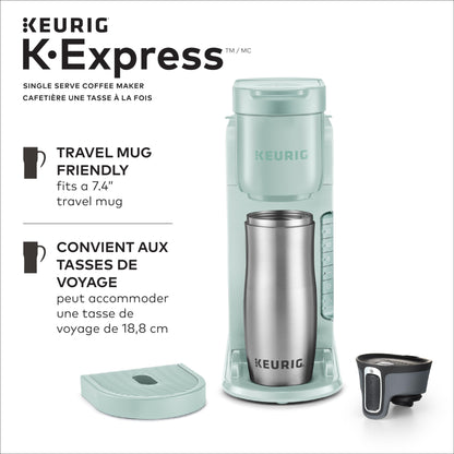 Keurig K-Express Single Serve K-Cup Pod Coffee Maker, Black, With A Removable Reservoir