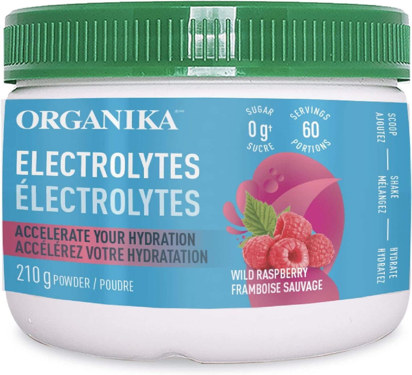 Organika Electrolytes Powder- Pink Lemonade Sachets- On the Go Hydration (Pack of 20)