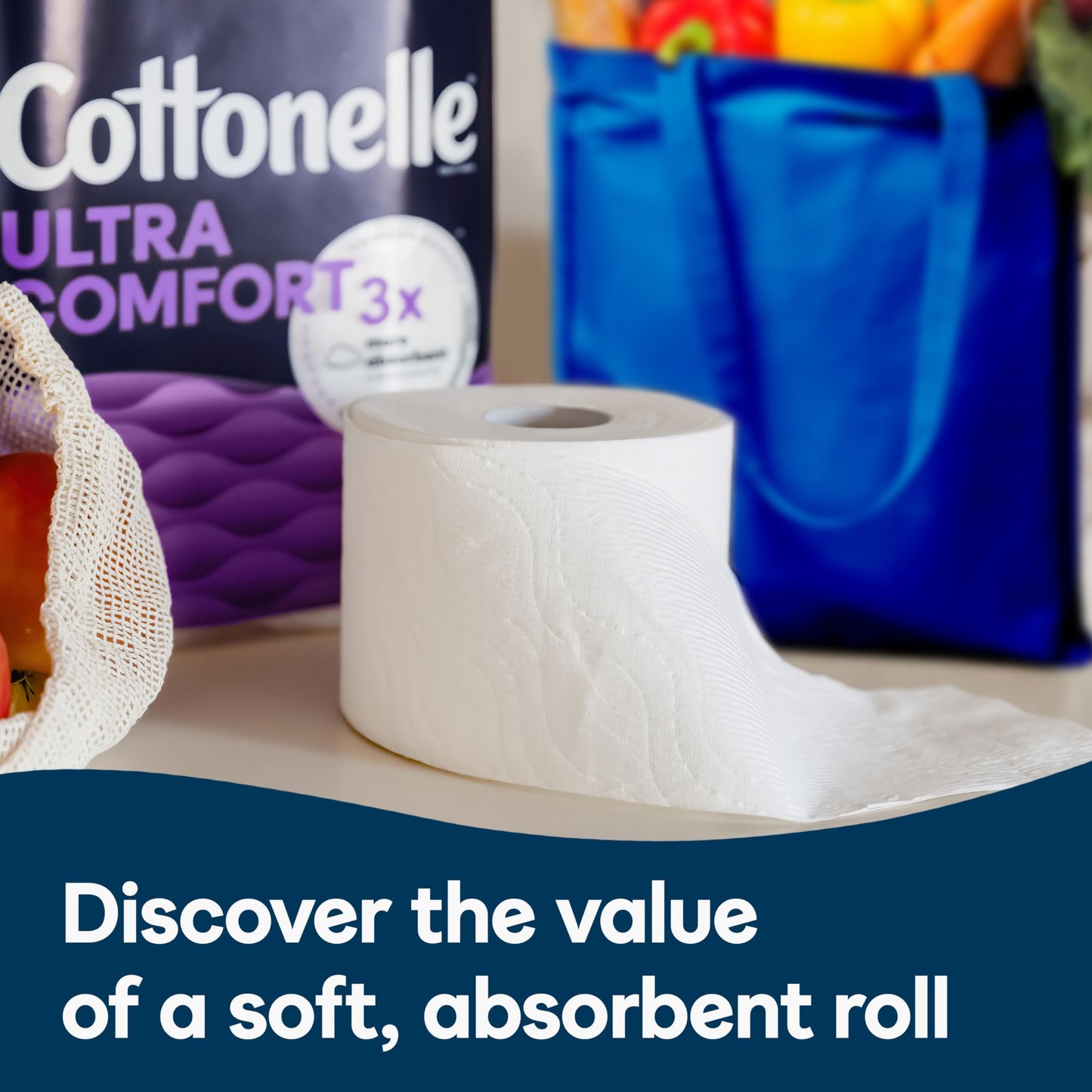 Cottonelle Ultra Comfort Toilet Paper, 12 Mega Rolls (12 Mega Rolls = 48 Regular Rolls)