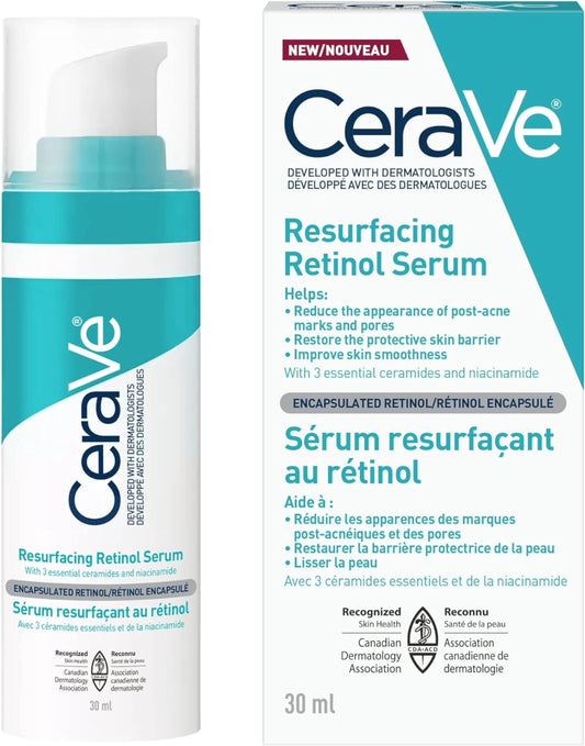 CeraVe Resurfacing RETINOL Serum For Face with niacinamide. 30ML