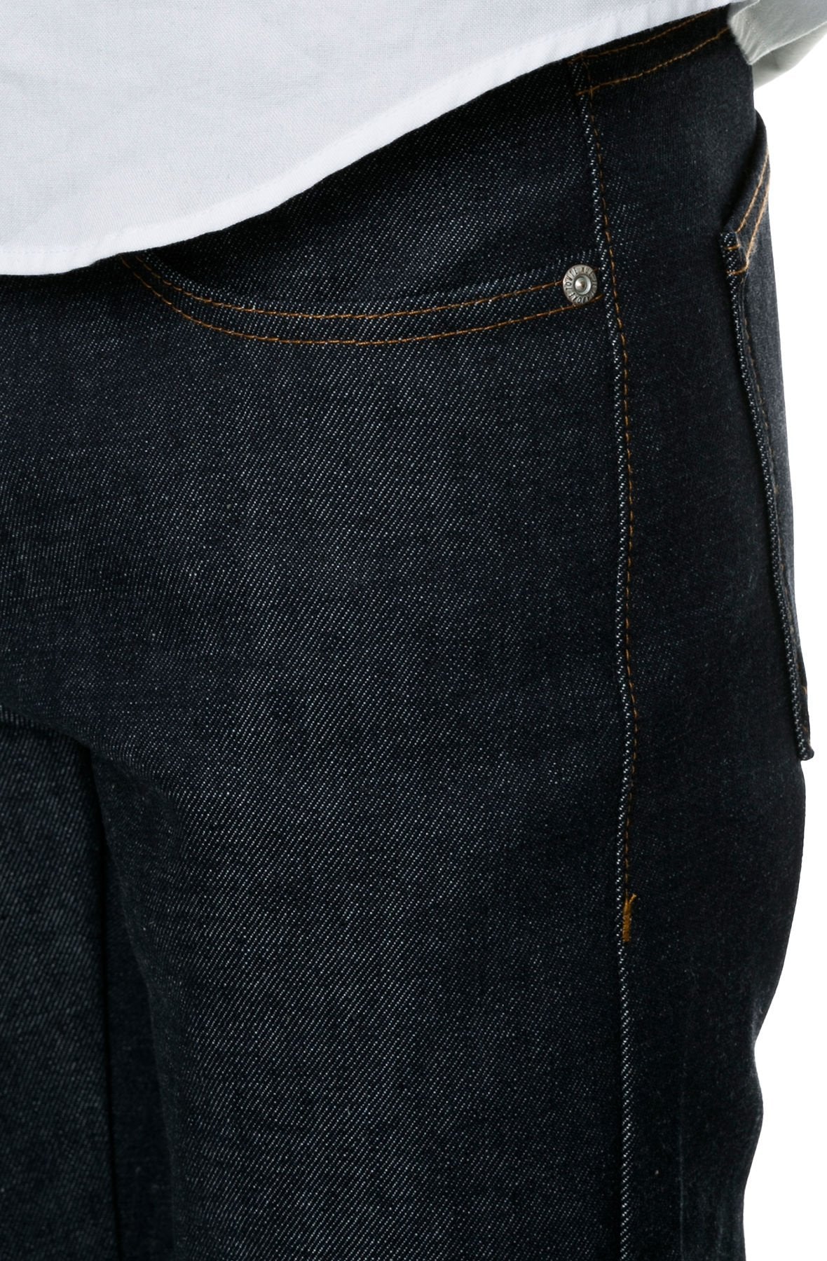 Naked & Famous Denim Men's Skinny Guy Jean 29 Deep Indigo Stretch Selvedge Made in Canada