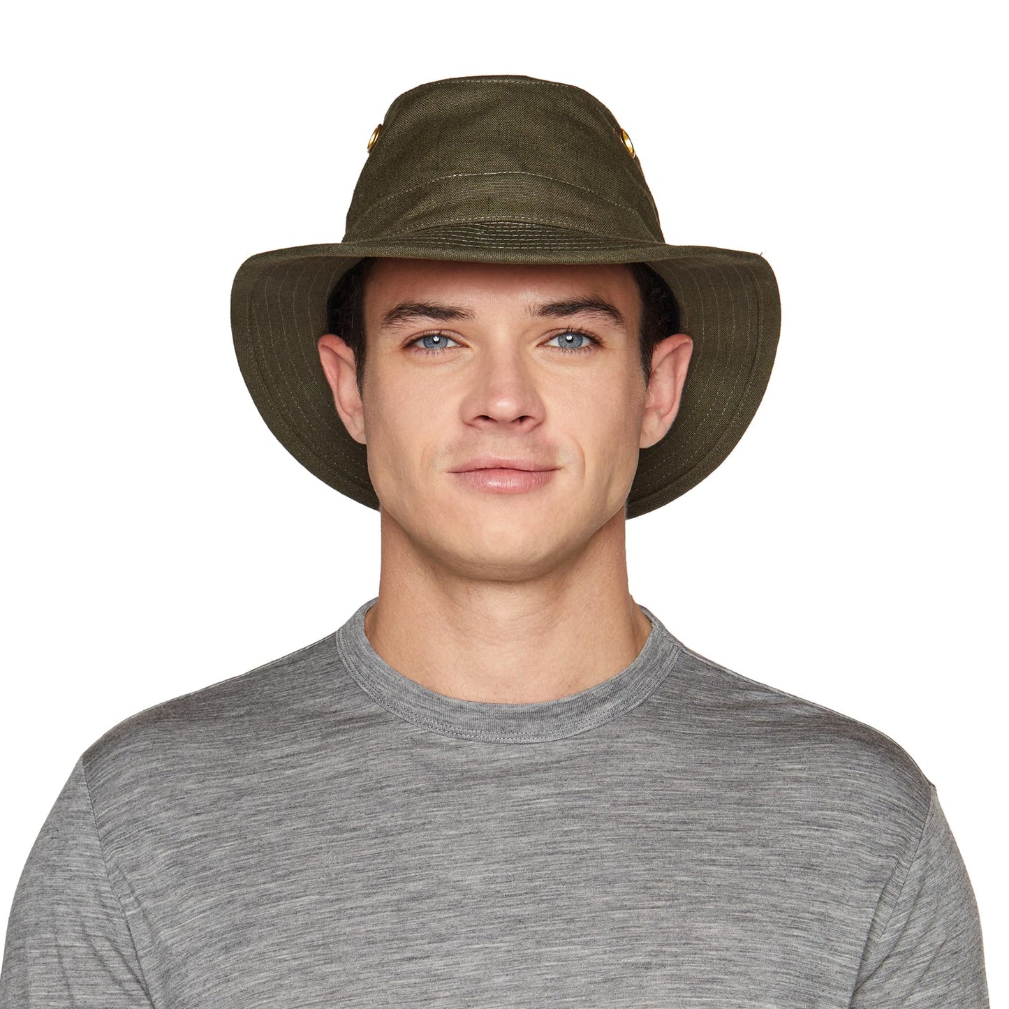 Tilley Mens Womens Durable Water Repellent Sun Protection Guaranteed for Life Medium Brim TH5 Hemp Hat 7 1/4 Made in Canada