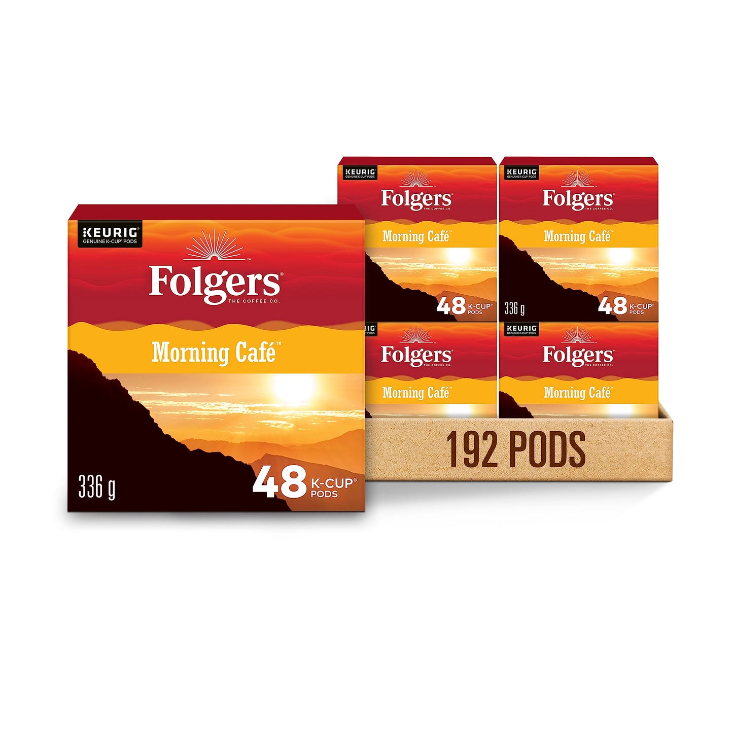 Folgers Caramel Drizzle Flavoured Coffee, Single-Serve K-Cup Pods For Keurig Coffee Makers, 30 Count