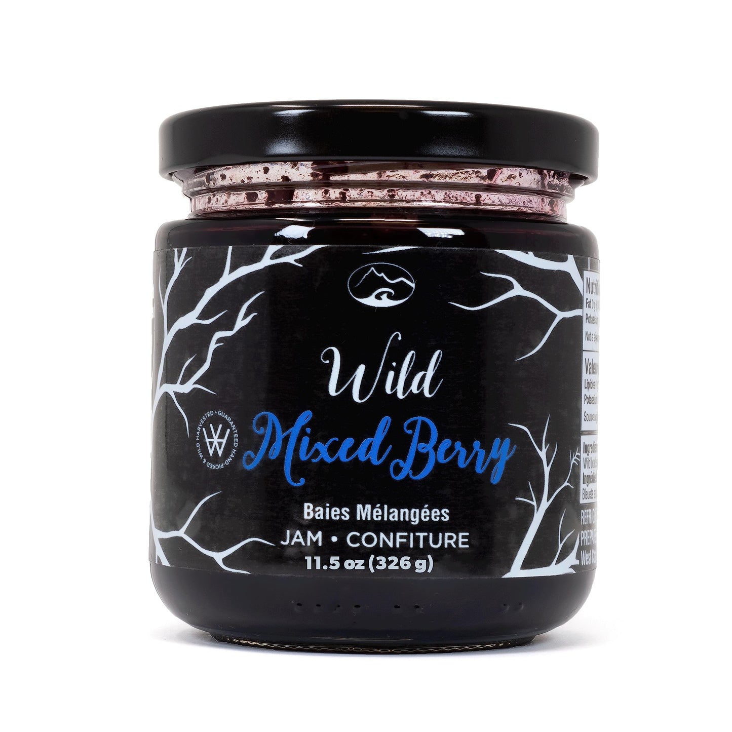 West Coast Wild Foods | Wild Berry Jams | 250ml | Local Wild Food Wild Saskatoon berry