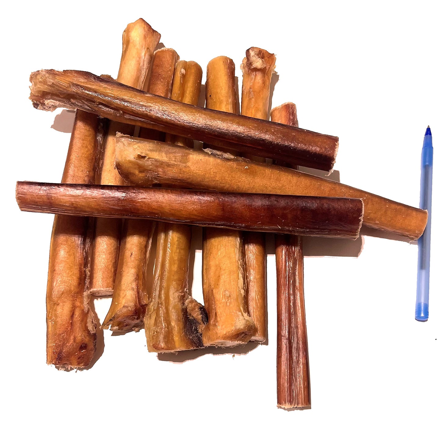 Bully Sticks for Dogs - Canadian Made Bully Sticks for Dogs - (12 INCH 10 PACK APPROX. 500 GRAMS)