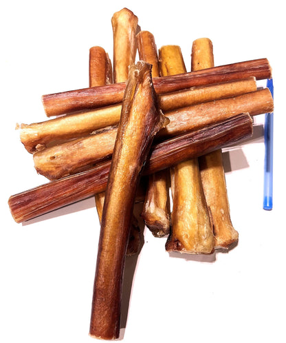 Bully Sticks for Dogs - Canadian Made Bully Sticks for Dogs - (12 INCH 10 PACK APPROX. 500 GRAMS)