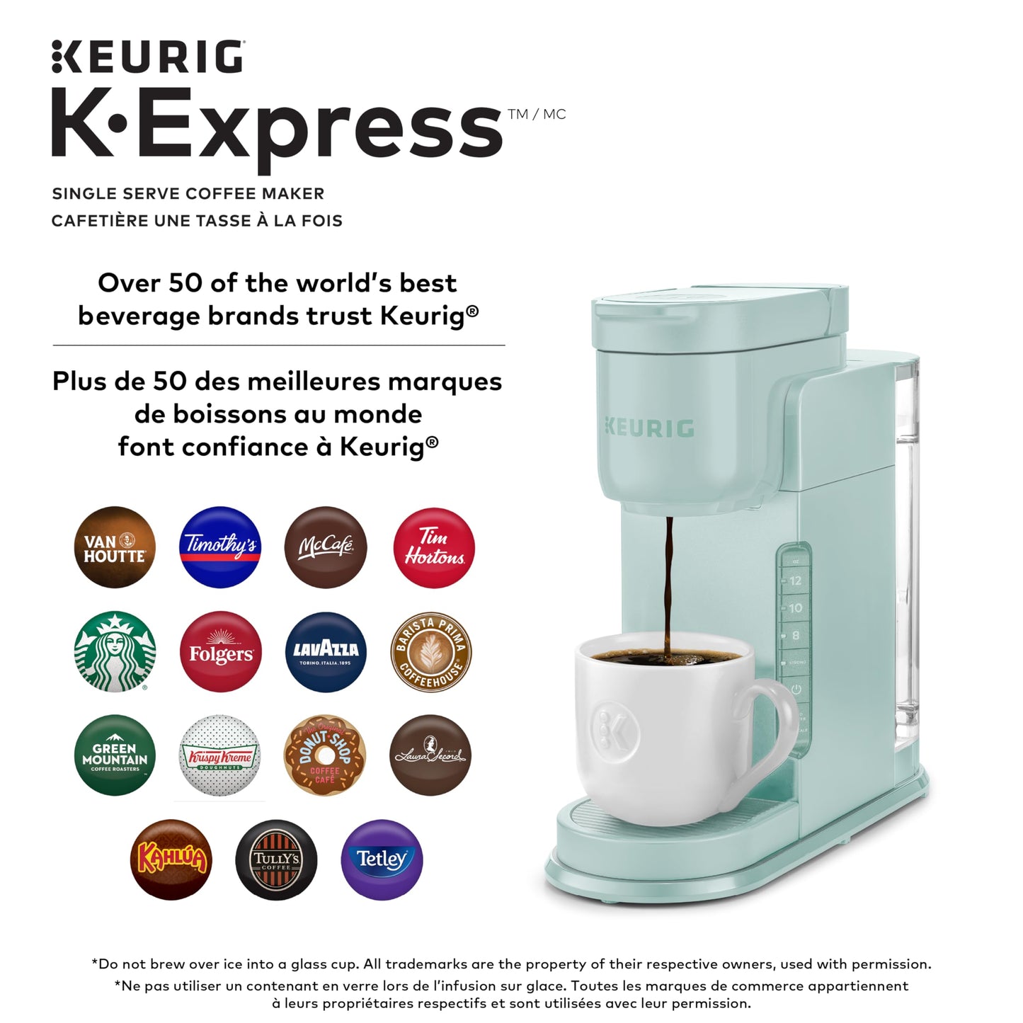 Keurig K-Express Single Serve K-Cup Pod Coffee Maker, Black, With A Removable Reservoir