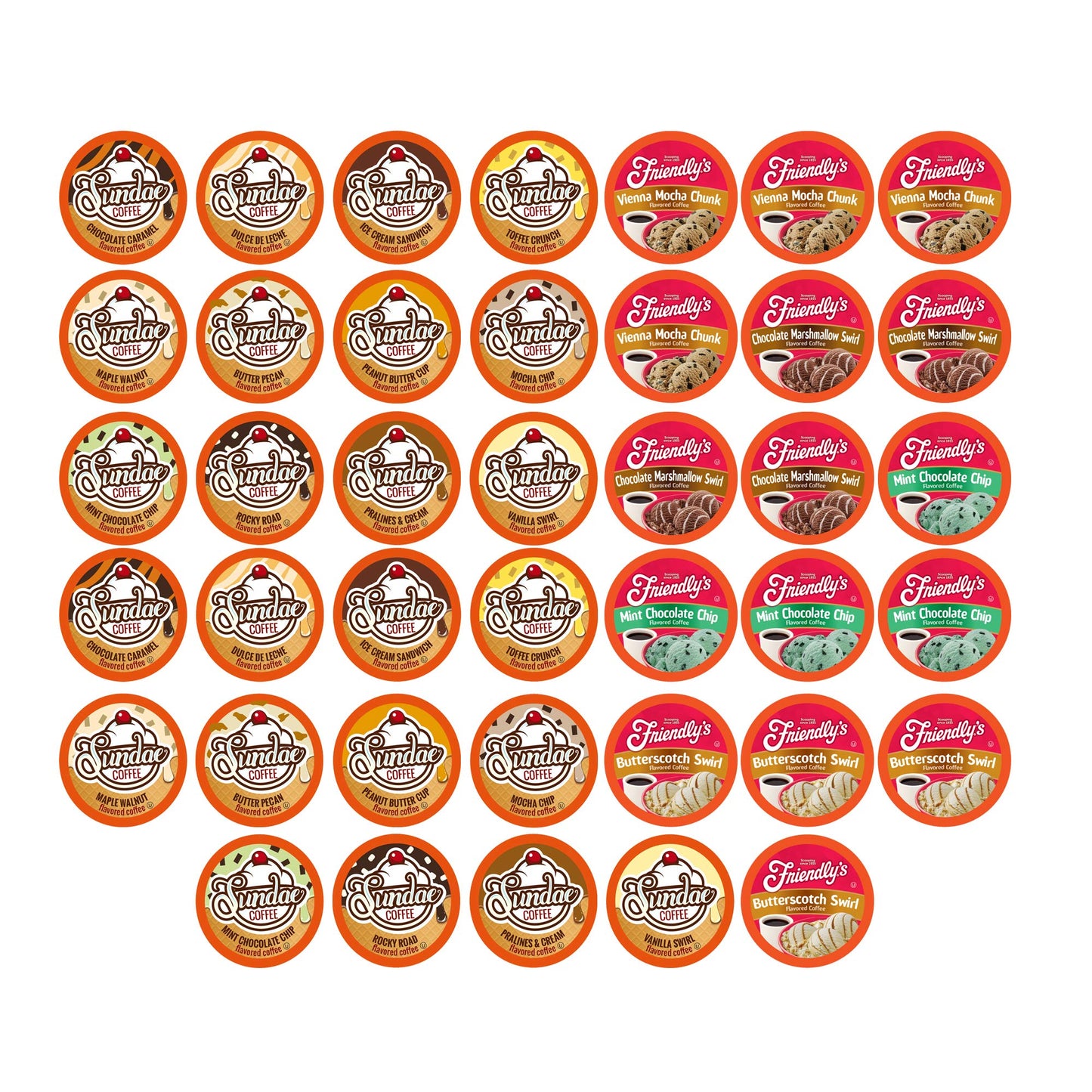 Two Rivers Coffee Flavored Coffee Pods Compatible with Keurig K Cup Brewers, Assorted Flavored Coffee, 40 Count Assorted Variety Pack 40 Count (Pack of 1)