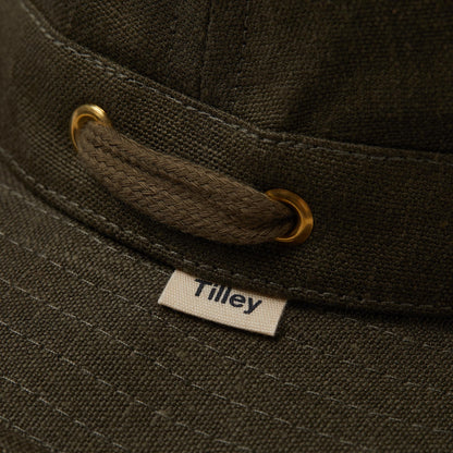 Tilley Mens Womens Durable Water Repellent Sun Protection Guaranteed for Life Medium Brim TH5 Hemp Hat 7 1/4 Made in Canada