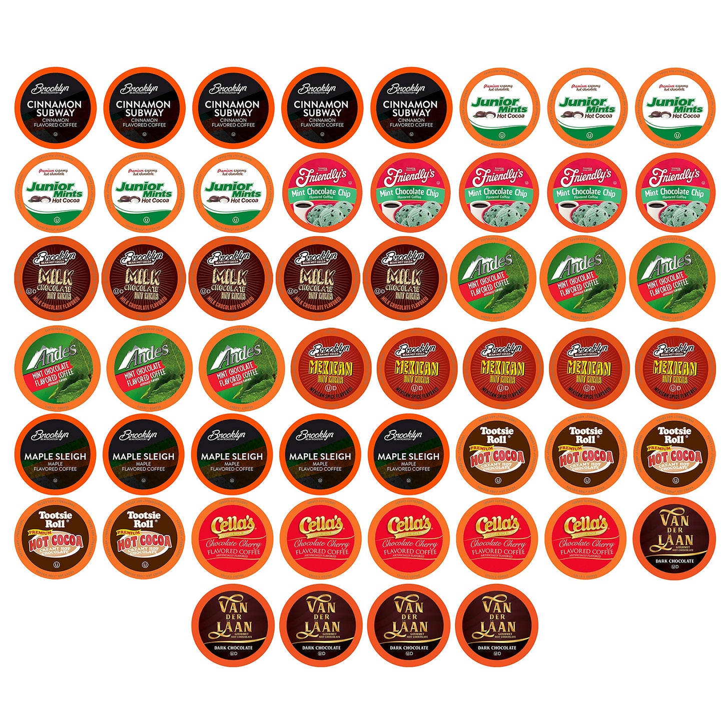 Two Rivers Coffee Flavored Coffee Pods Compatible with Keurig K Cup Brewers, Assorted Flavored Coffee, 40 Count Assorted Variety Pack 40 Count (Pack of 1)