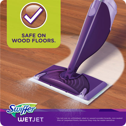 Swiffer Wetjet Mopping Pad, Multi Surface Wet Cleaner Refills For Floor Mop, 12 Count Unscented 12 count (Pack of 1)